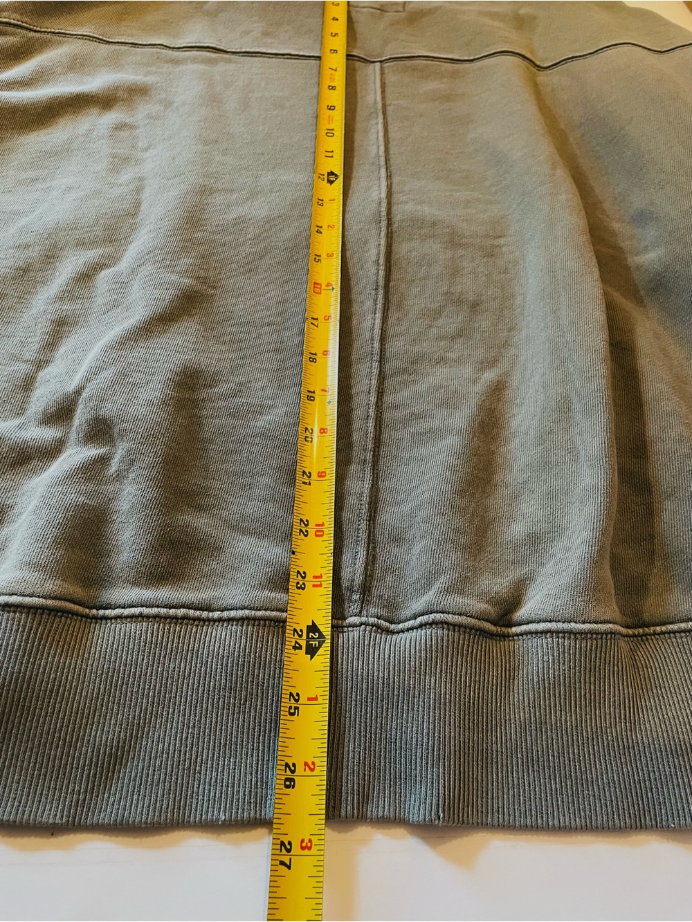 Aerie Slouchy Green Sweatshirt Oversized Fit Cozy Chill Slit Hem Pullover M - Picture 15 of 15